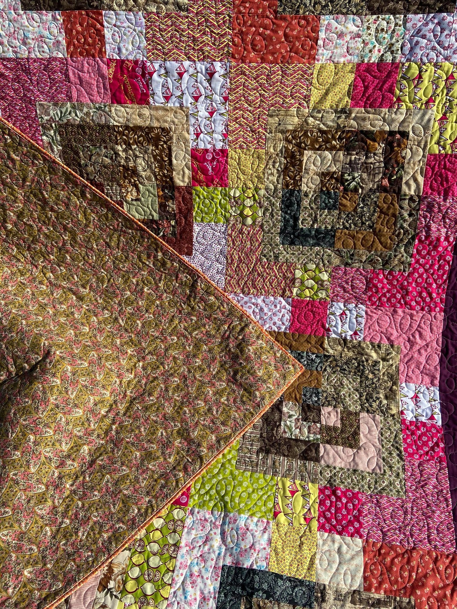 PDF Lap Quilt Pattern ... Quick and Easy ... Layer Cake & Jelly Roll ...