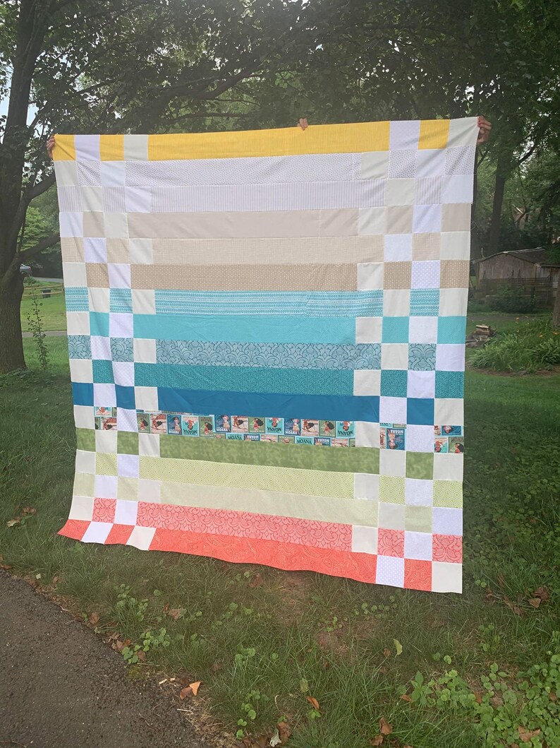 PDF Lap Quilt Pattern Quick and Easy Dessert Roll & Etsy