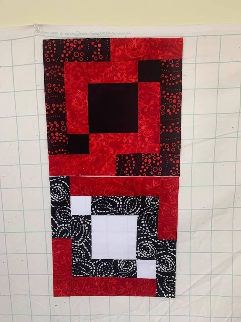 to the 'DUNEDIN' Quilt Block Pattern From Etsy