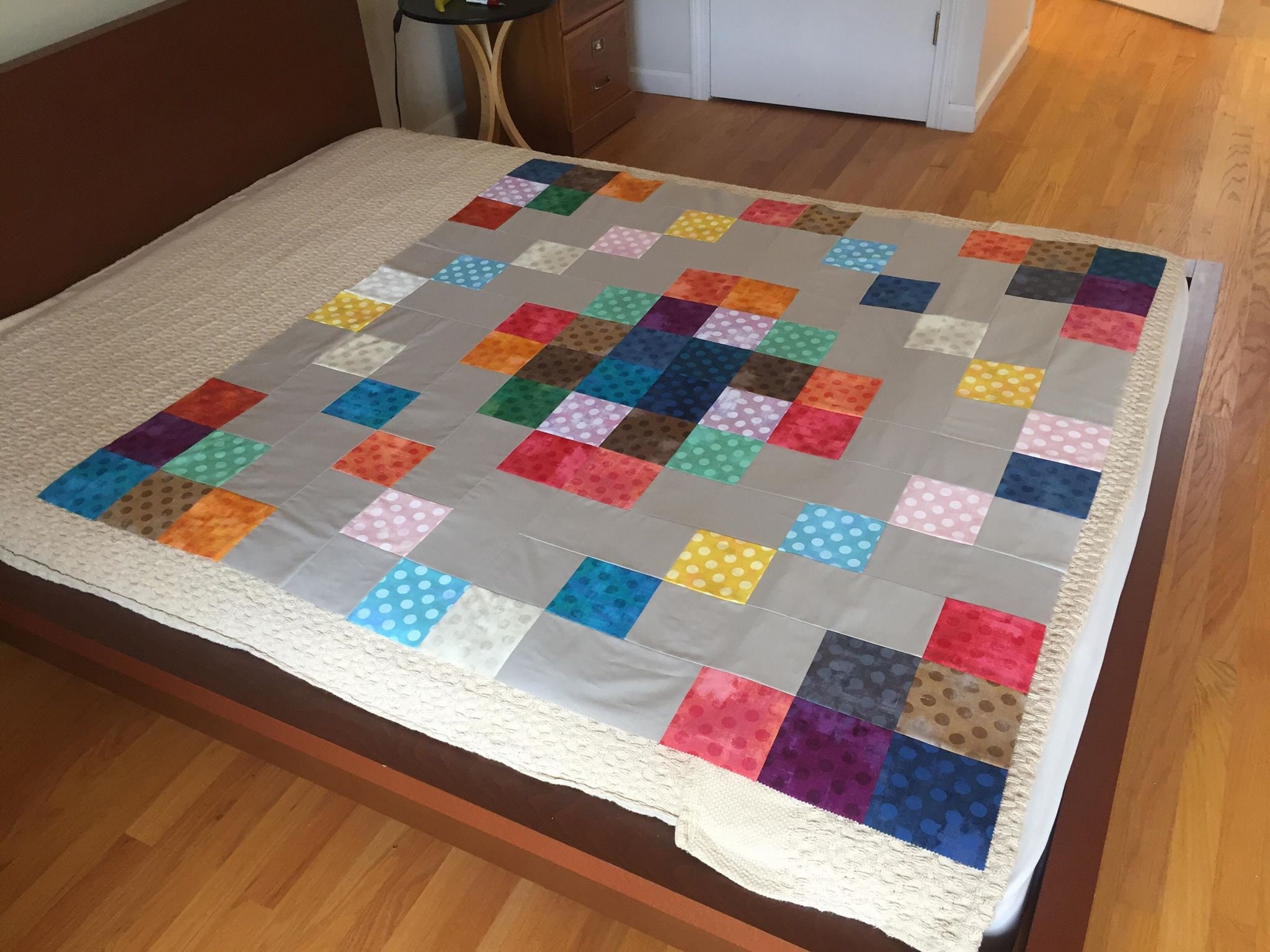 PDF Lap Quilt Pattern ... Quick and Easy ... Layer Cake & Charm Pack ...