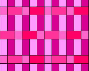 PDF Lap Quilt Pattern ... Quick and Easy ... Layer Cake ...&#39;NO.8 Butler Road&#39; ... Instant download