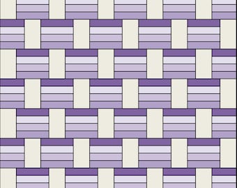 PDF Lap Quilt PATTERN....Quick and Easy...Jelly Roll & Layer Cake friendly...&#39;ROUSHILL&#39; ... Instant download