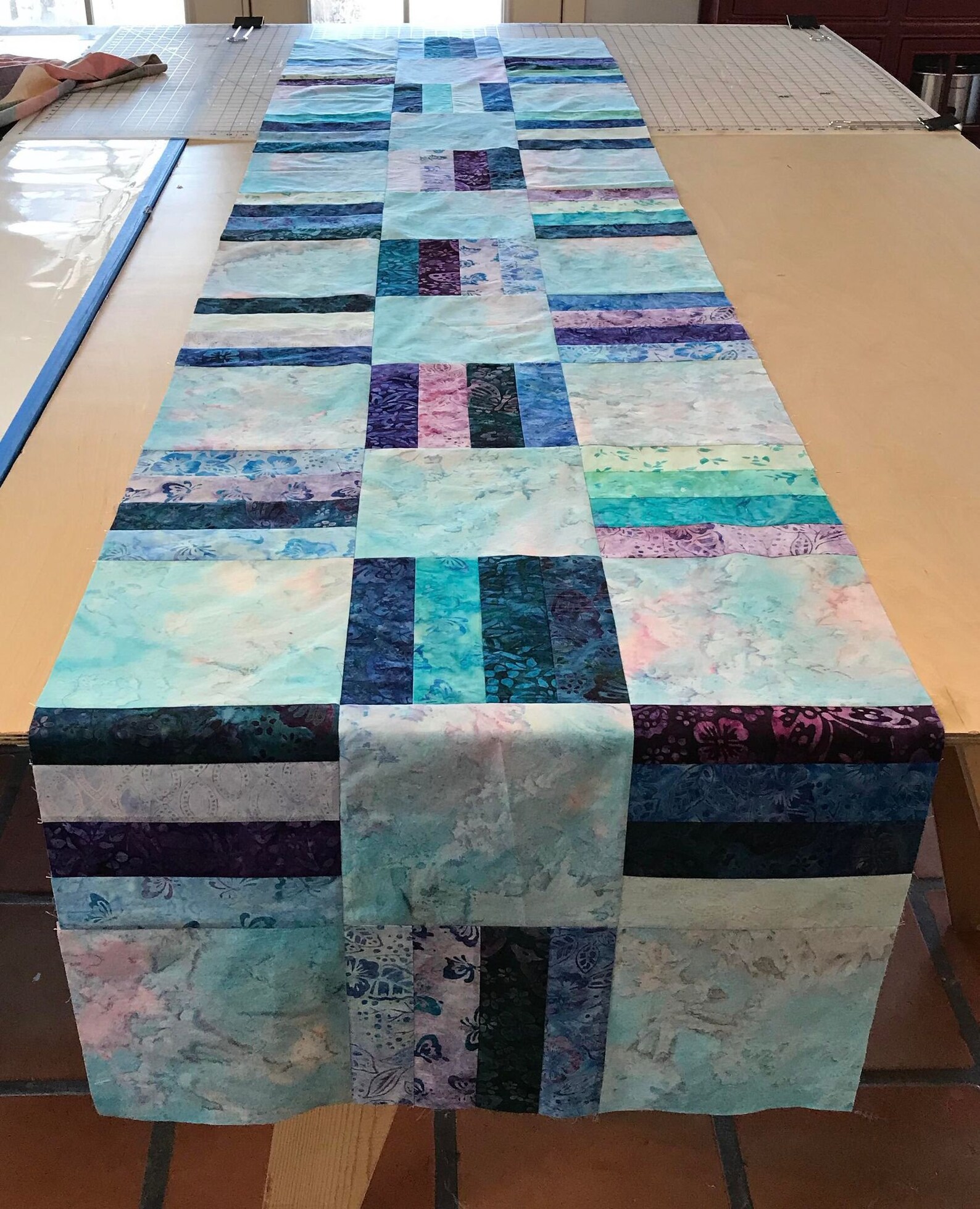 PDF Bed Runner Quilt Pattern Quick and Easy Layer Cake Friendly
