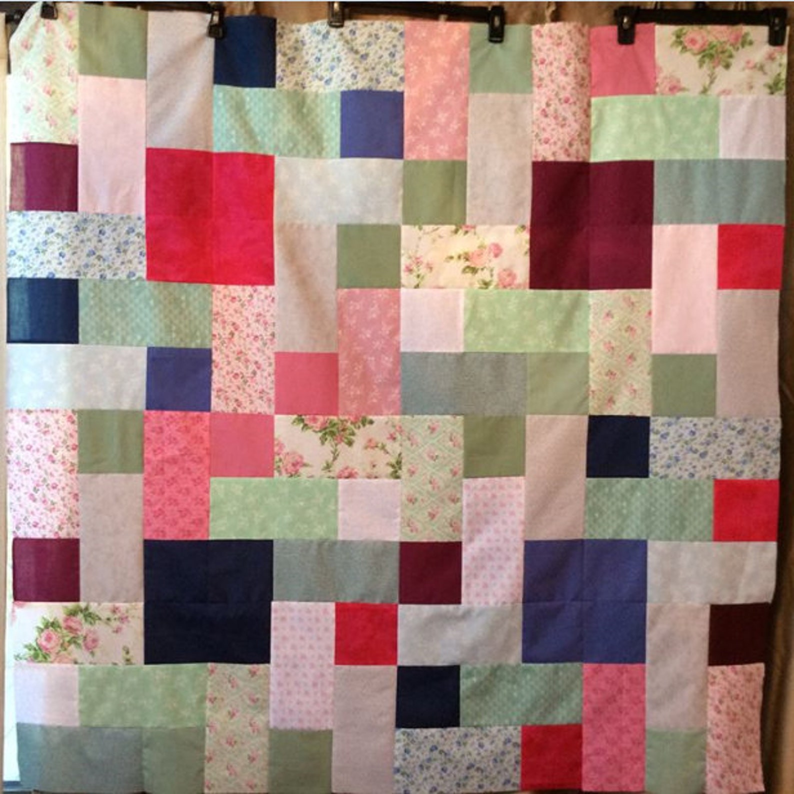 PDF Lap Quilt Pattern ... Quick and Easy ... Layer Cake & Charm Pack ...