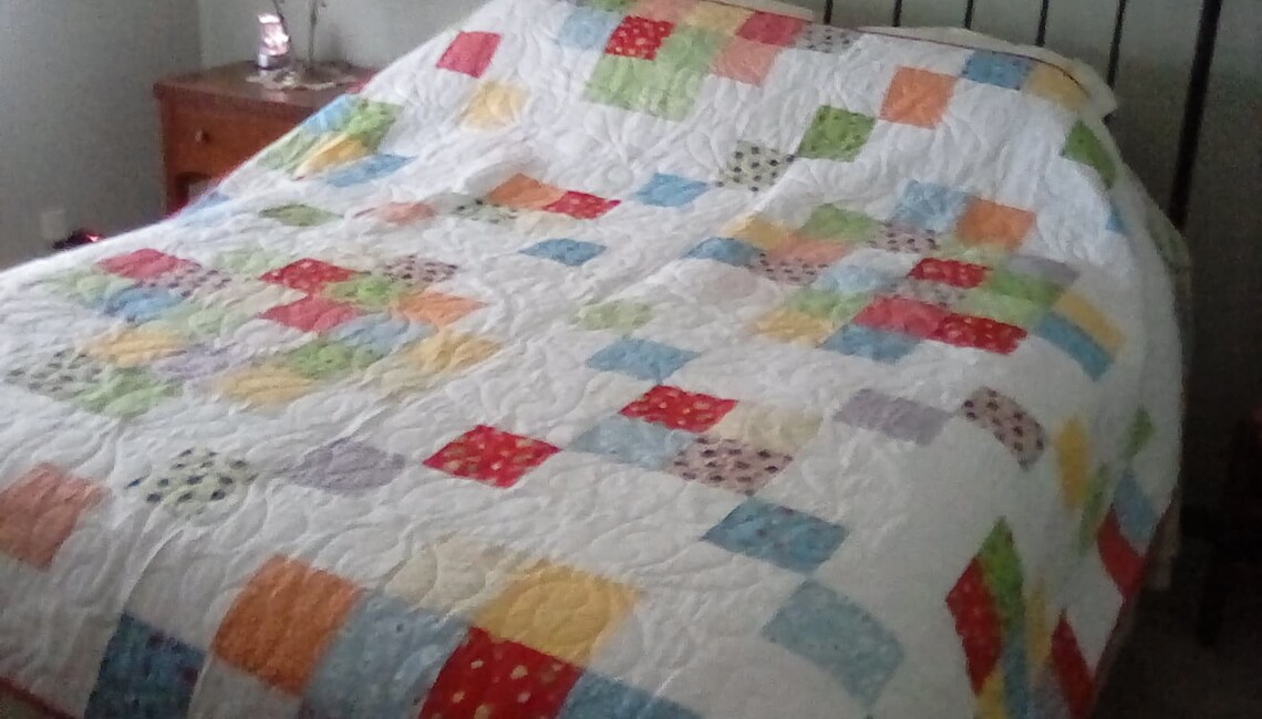 PDF Lap Quilt Pattern ... Quick and Easy ... Layer Cake & Charm Pack ...
