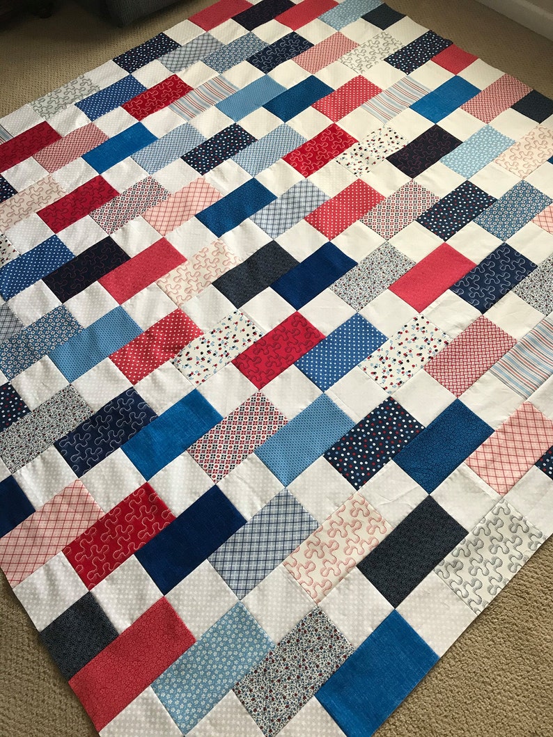 PDF Double Quilt Pattern ... Quick and Easy ... Layer Cake & Charm Pack ...