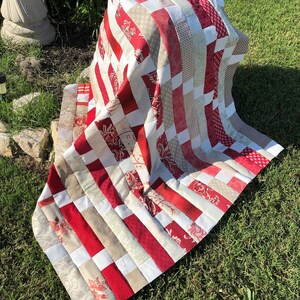 PDF Baby Quilt Pattern ... Quick and Easy ... Jelly Roll & Mini Charm ...