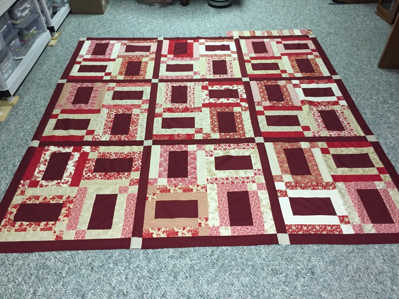 PDF Lap Quilt Pattern ... Quick and Easy ... Layer Cake & Jelly Roll ...