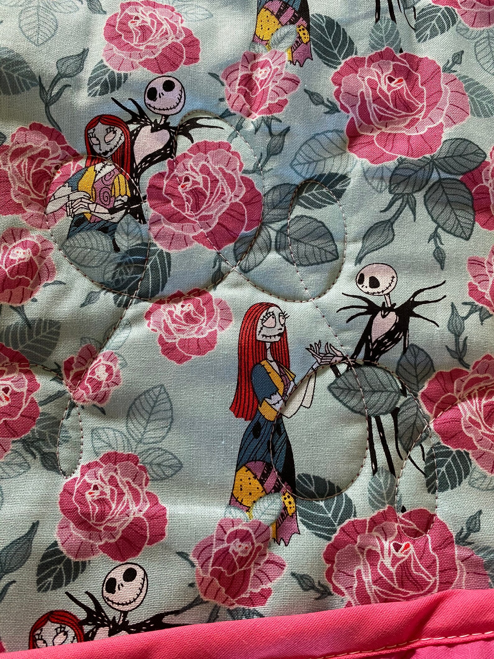 Nightmare Before Christmas Roses throw Etsy