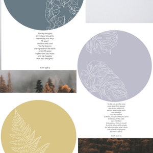 Breath Prayer Poster Trio - Isaiah 55:8-12