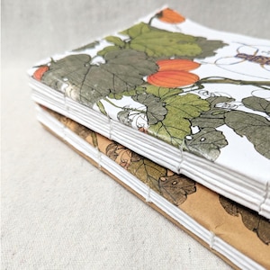 Handgeknüpftes Baumwoll-Skizzenbuch, Buchrücken nach koptischem Muster, bequemes Liegen - 84 Seiten voller Inspiration! Steigere Deine Kreativität: