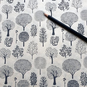 Decorative Paper, A3, Lokta Patterned for Scrapbook, 42*32cm/12*16", Nature Aesthetic, Handmade Fairtrade, Support Nepalese Women Industry