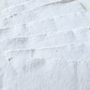 Handmade Art Paper Pack, Cotton rag, Deckled, Tea/White/Indigo, x10 sheets, 2436cm/9.514 A4, Acid Free, Cold Press, Lightly Textured image 4