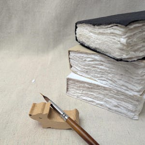 Sketchbook Watercolor, 12*18 (5*7&quot;), 180pg Cotton paper (120gsm), Deckled edges, Handmade, 2 sizes available