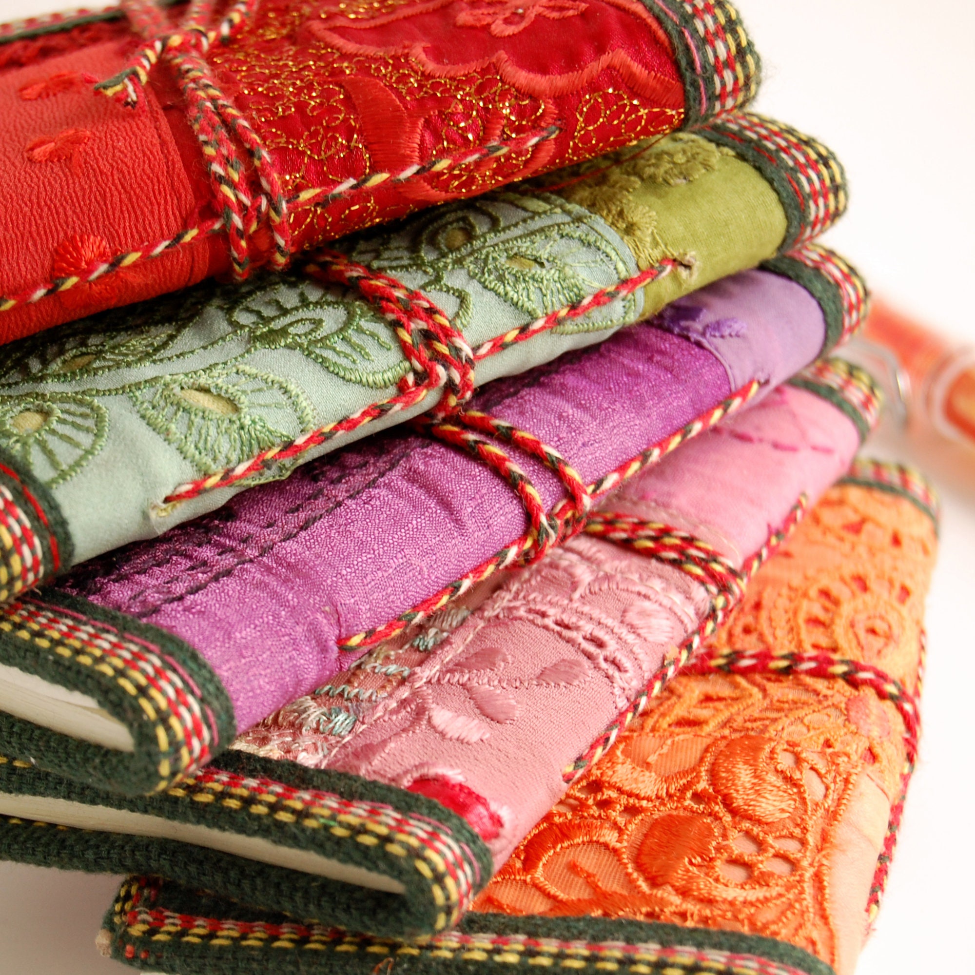 Silk Notebook Wrap Several Colours Recycled Saree Tree free Etsy Silk notebook wrap several colours recycled saree tree free etsy