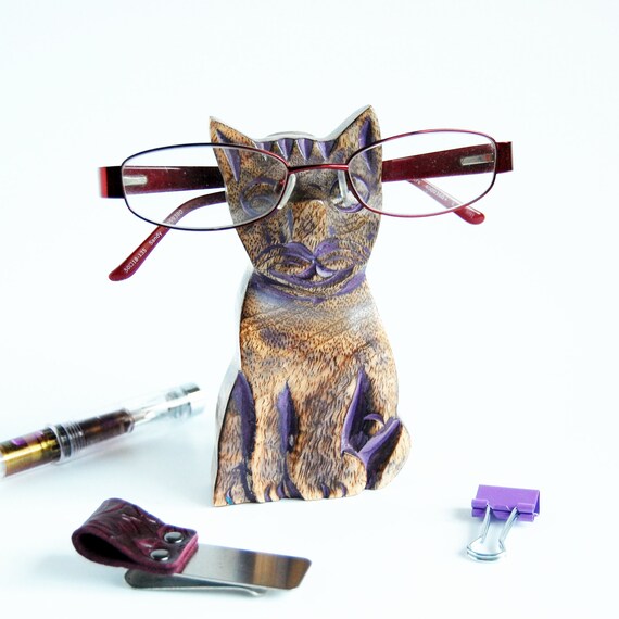 Eyeglasses Holder for cat lover Etsy