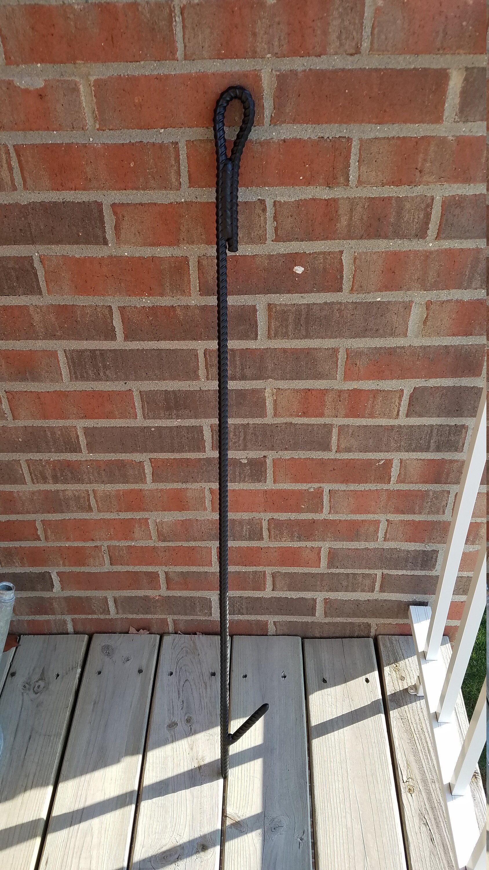 Steel Rebar Fire Poker / Hand Made in the USA / Great For Etsy