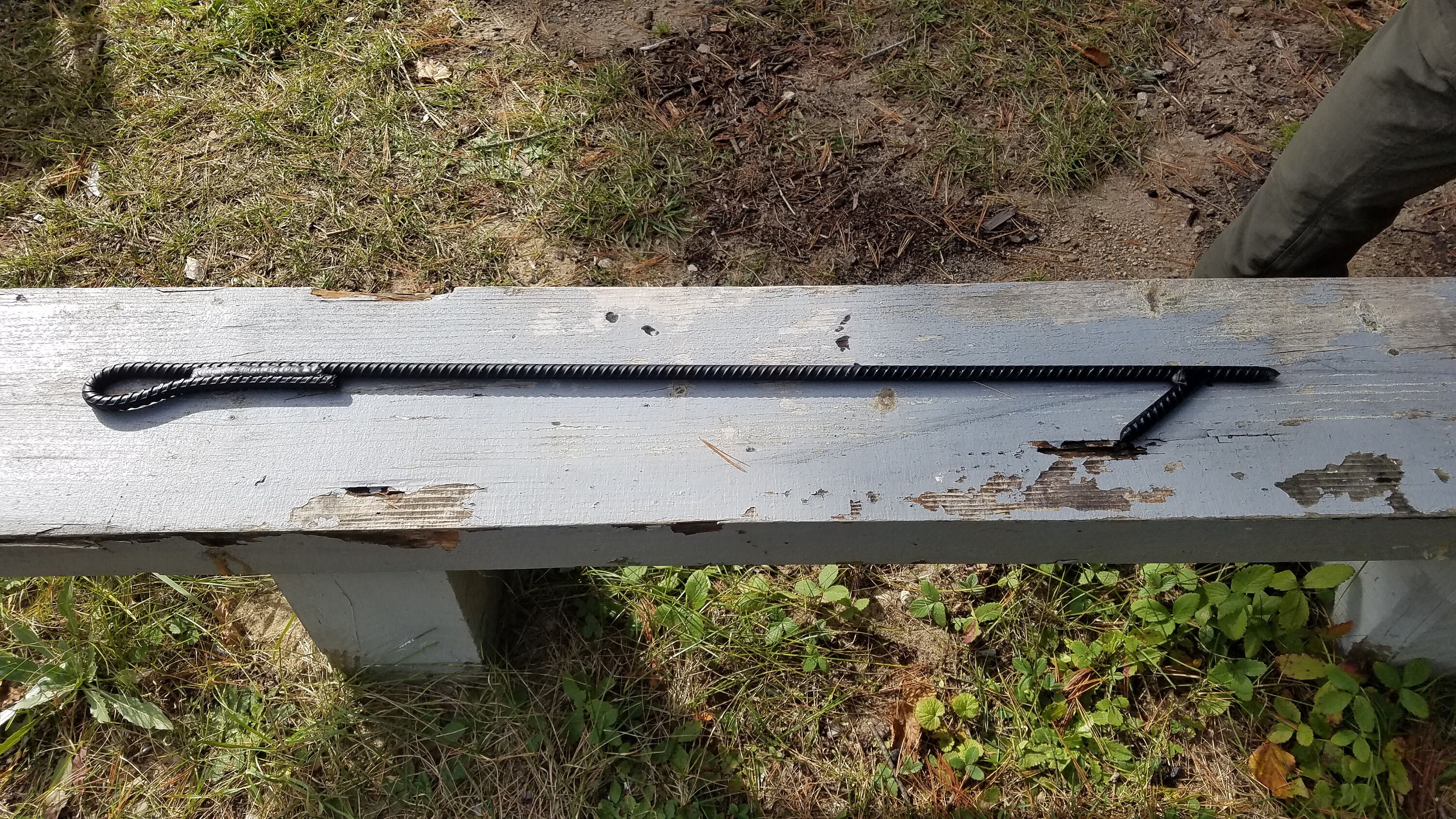 Steel Rebar Fire Poker / Hand Made in the USA / Great For Etsy