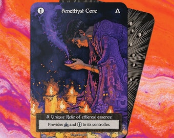 その他 Amethyst Core foil Sorcery TCG Amethyst, Aquamarine, Onyx & Ruby Cores — Sorcery: Contested