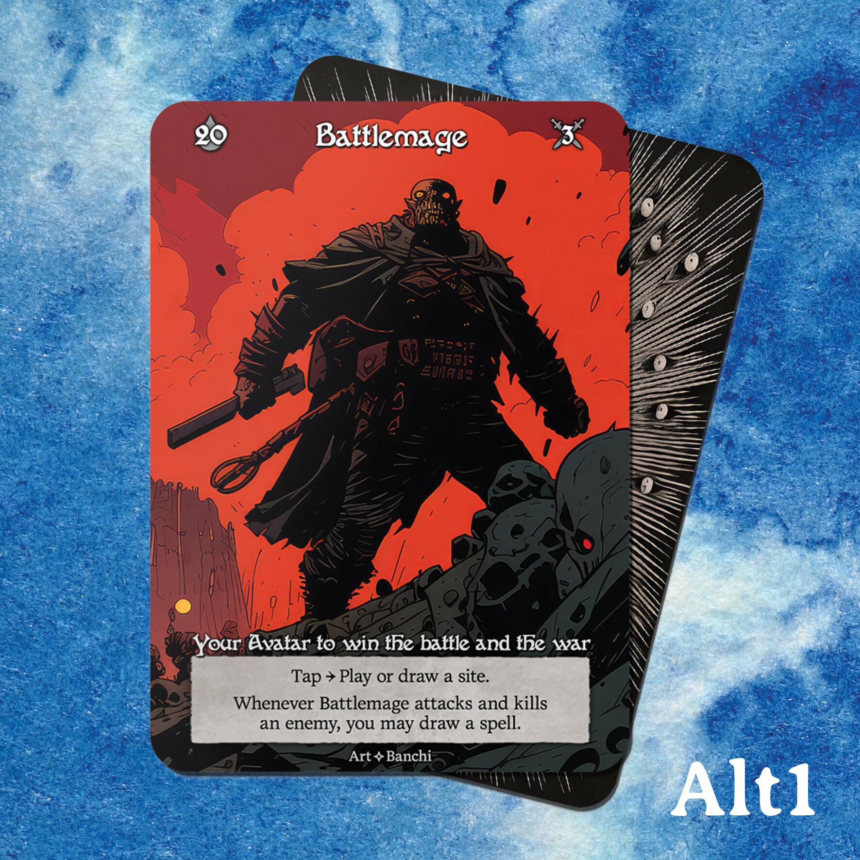 Sorcery TCG Battlemage α Foil Battlemage Alpha Foil Unique Sorcery Contested Realm Pack Fresh