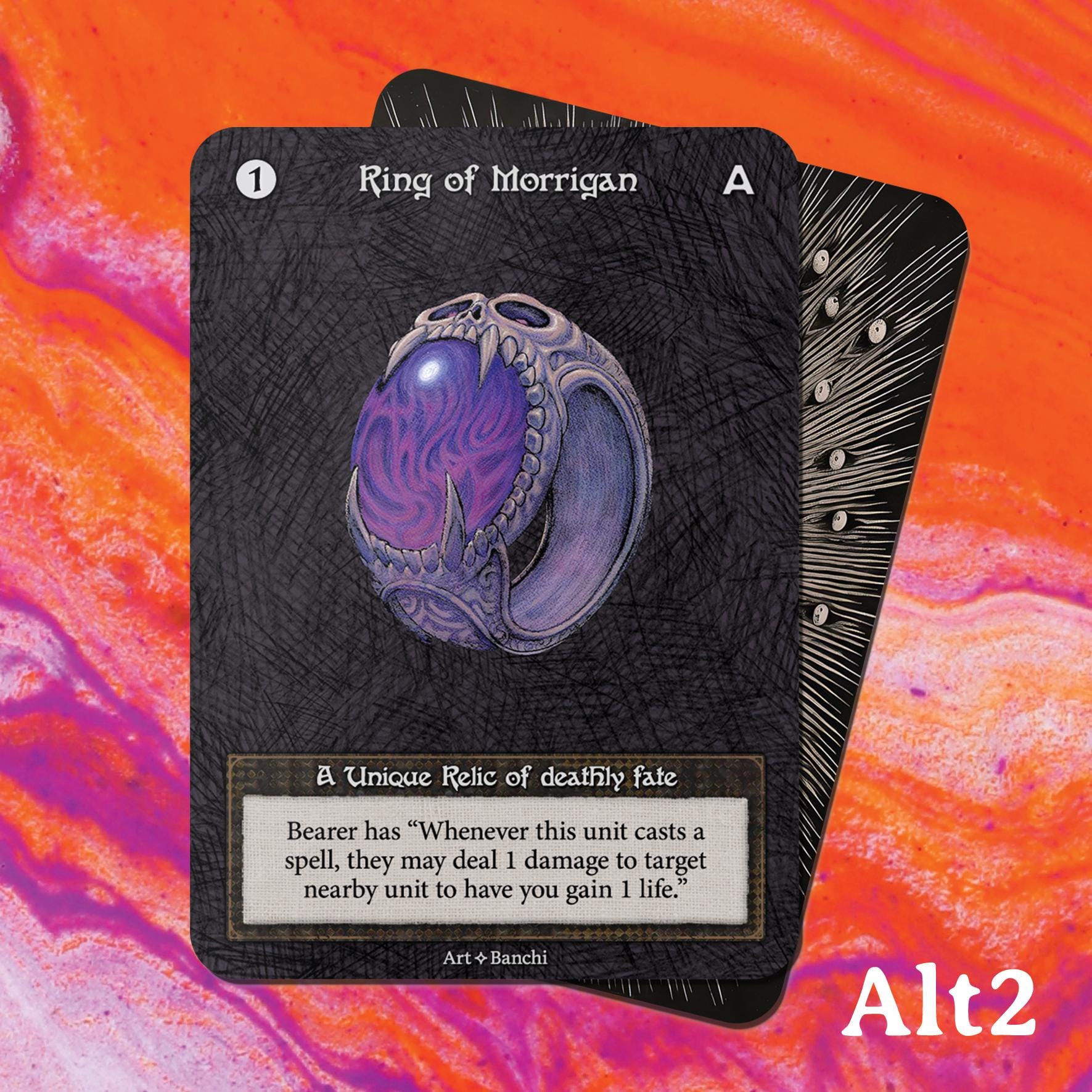 Ring of Morrigan — Sorcery: Contested Realm TCG Proxy - Etsy