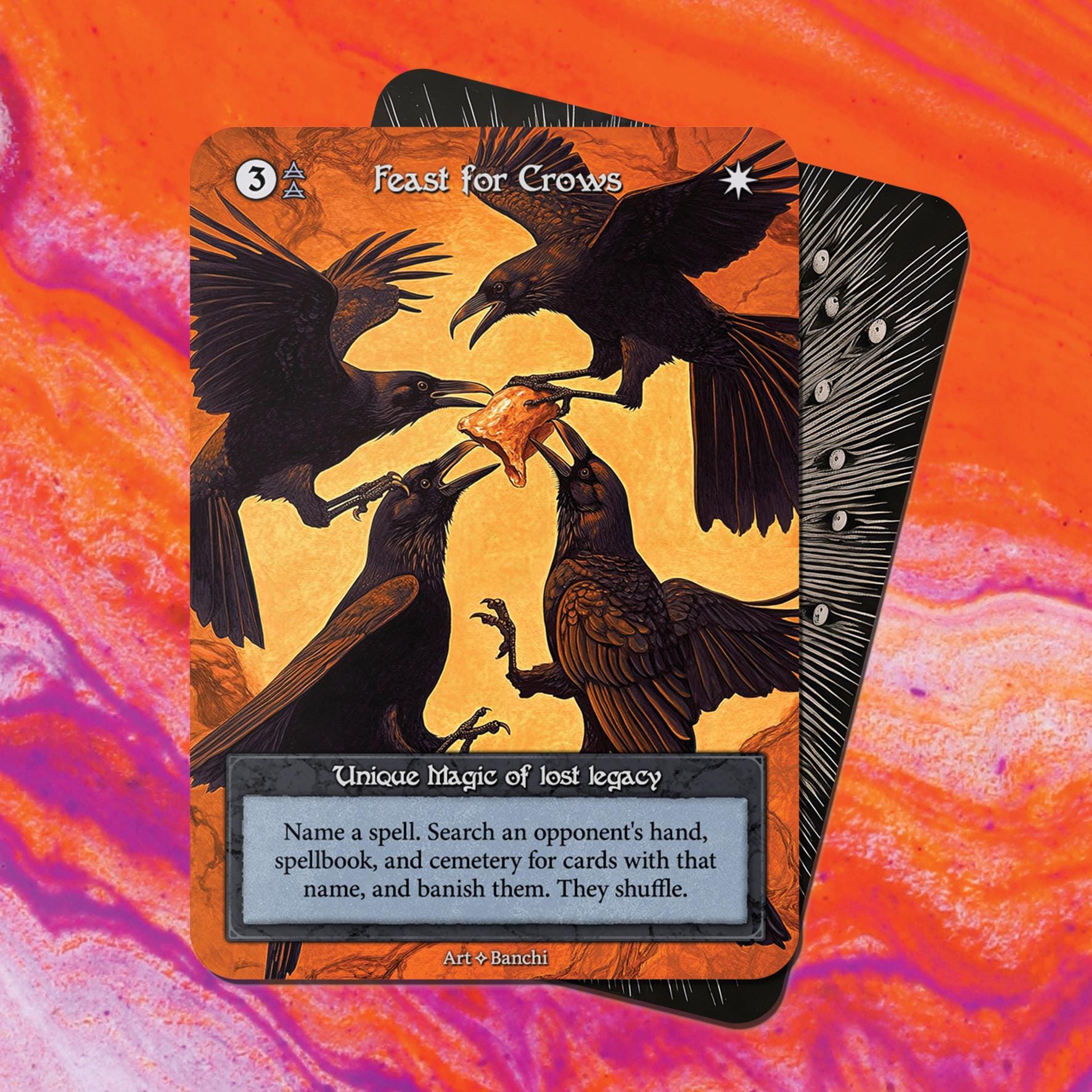 その他 Sorcery TCG Feast for Crows foil Magics (AL) — Feast for Crows, Mesmerism, Peasant Revolt, Tithe