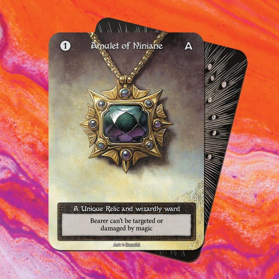 Amulet of Niniane & Four Waters of Paradise — Sorcery: Contested