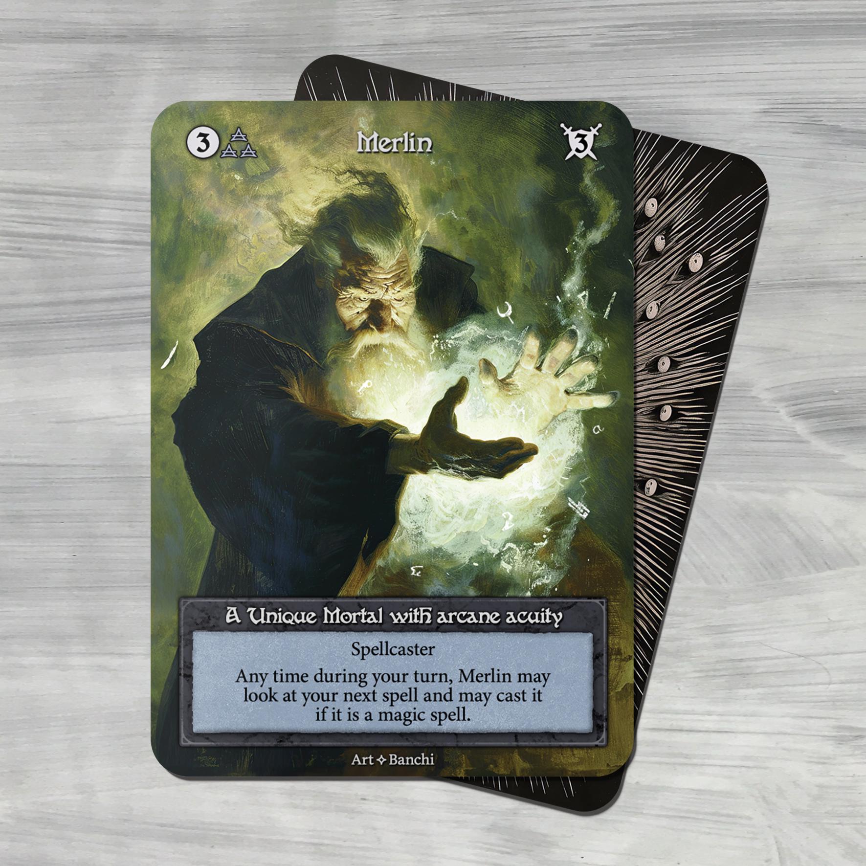 Merlin FOIL unique Sorcery Contested Realm Arthurian Legends | eBay