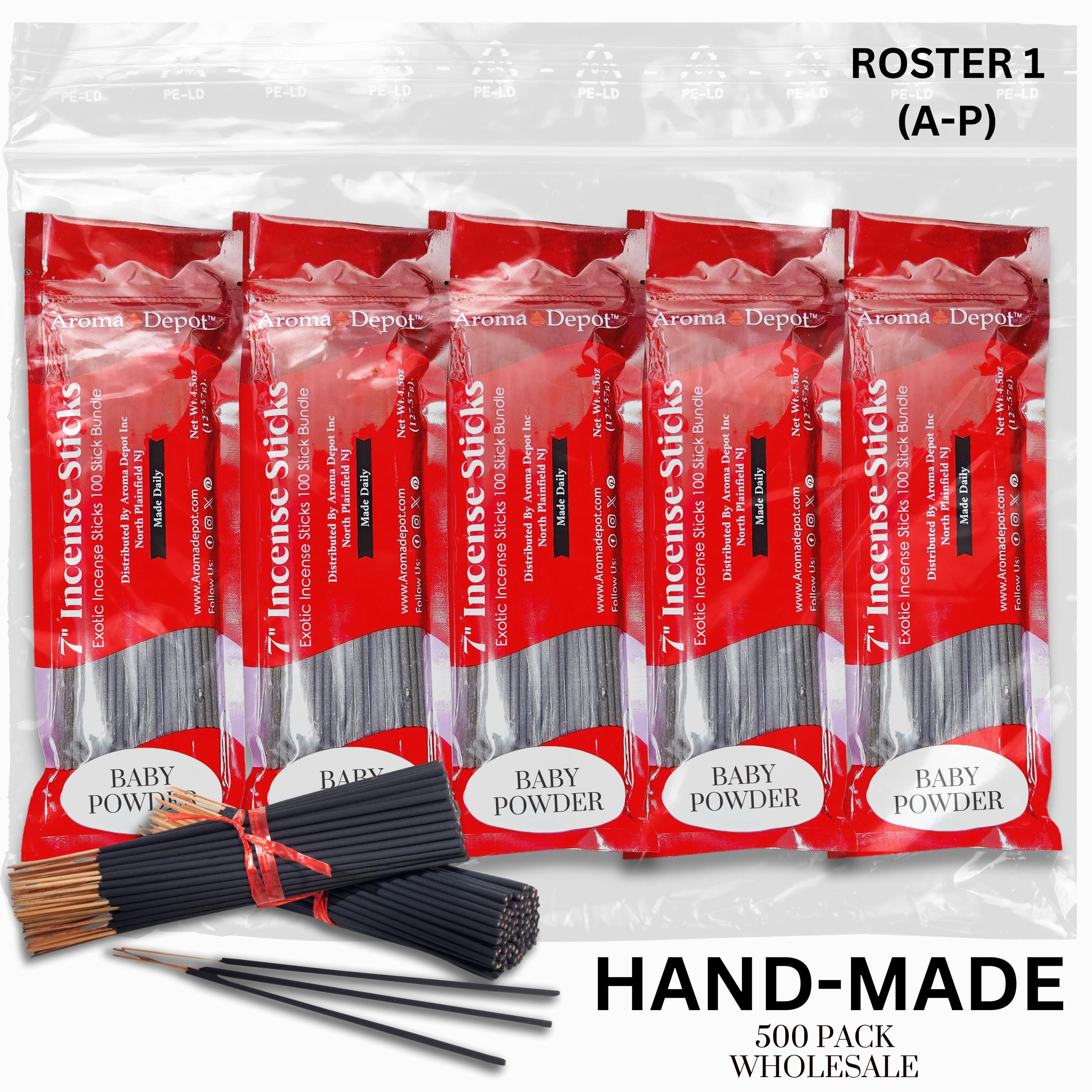 Hand-dipped Scented Incense Sticks, 7 Inch, 500 Pack - Etsy