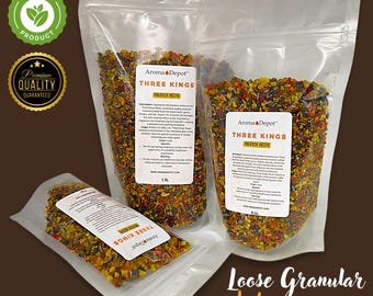 Three Kings Incense, Rock Incense, Gum &#39;&#39;Tres Reyes&quot; Pure Loose Granular Incense | 3 Kings Incense | 3 Kings Gum Resin | Church Incense