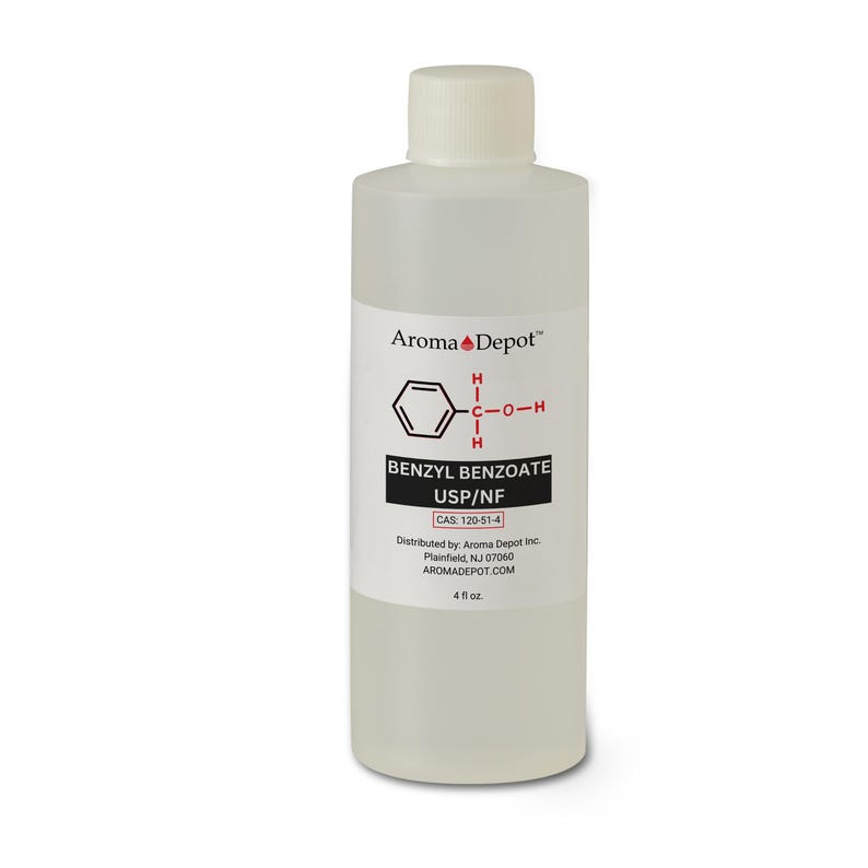 Benzyl Benzoate USP/NF – Cosmetic & Fragrance Ingredient 4 fl oz. / 5.5 oz.