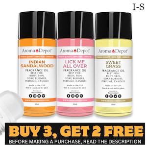 30ml. Roll-On Bottles Fragrance Oil, Scented Oil, Cologne/ Perfume Body Oils Long Lasting & No Dilutions. Buy 3, Get 2 Free.