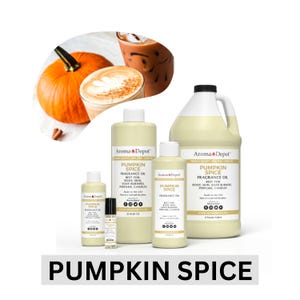 Pumpkin Spice Fragrance Oil for Candles, Soap, Body & Diffusers