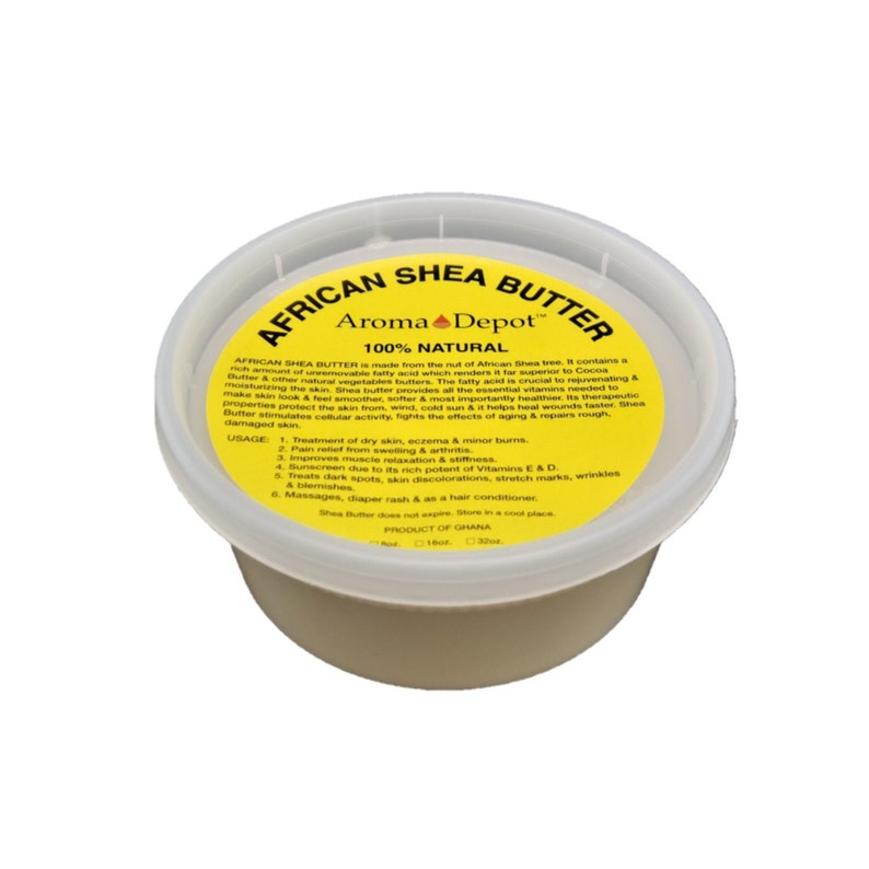100 Pure African Shea Butter Raw Unrefined Containers. Can be Etsy
