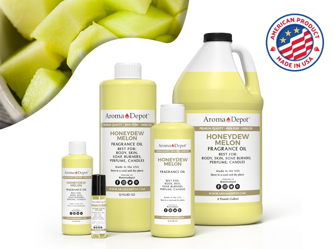 Honeydew Melon Fragrance Oil for Birthday Soap Making Supplies, Body