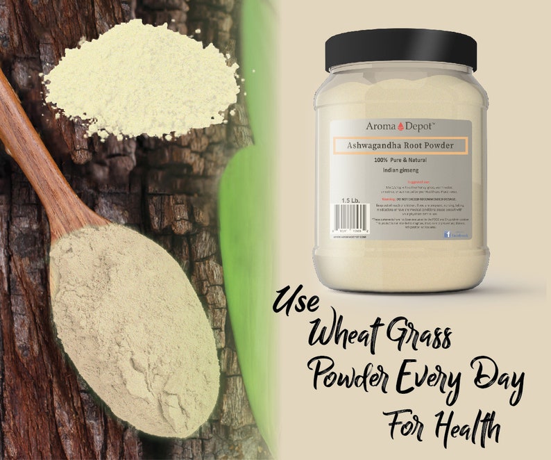 Ashwagandha Root Powder Withania Somnifera | Raw, Vegan, Non-GMO, Gluten Free | Origin - India bild 3