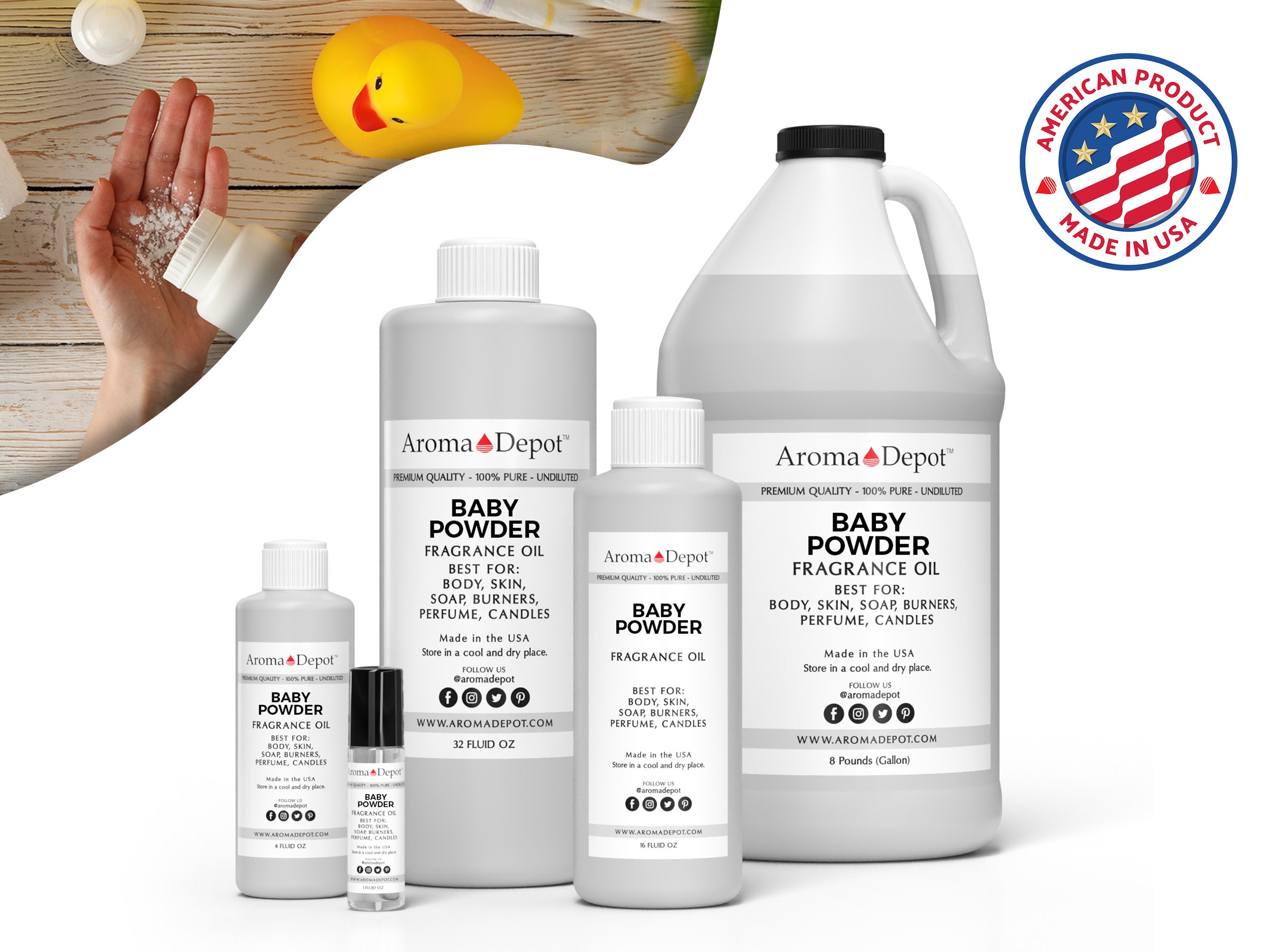Baby Powder Fragrance Oil for Birthday Soap Making Supplies Body
