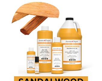 Sandalwood Fragrance Oil for Body, Soap, Candle, and Diffuser