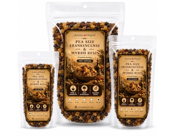 Frankincense & Myrrh Rein Tears Gum PEA SIZE Rock Incense