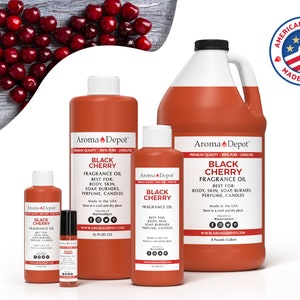 Black Cherry Fragrance Oil For Birthday Soap Making Supplies, Body, Candle Making & Diffuser