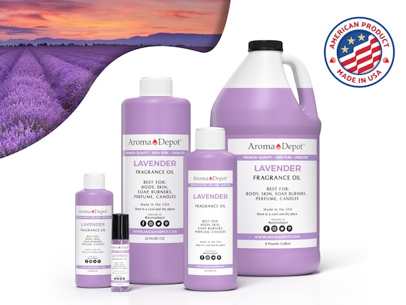 Lavender Fragrance Oil for Body, Soap, Candle, and Diffuser