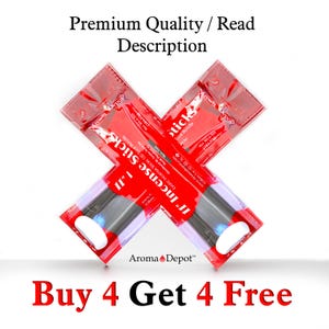 Incense Sticks 11&#39;&#39; 100 Bundle Bulk Wholesale Natural Hand Dipped, Handmade, Made in the USA, Mix & Match BUY 4 Get 4 FREE