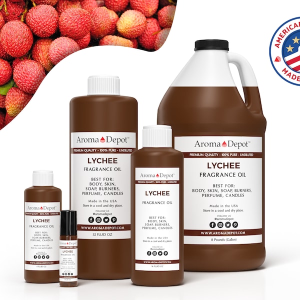 Lychee Fragrance Oil For Birthday Soap Making Supplies, Body, Candle Making & Diffuser