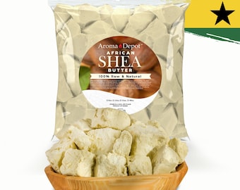 Raw African Shea Butter, 5 lbs: 100% Pure, Unrefined