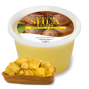 Raw African SHEA BUTTER Bulk Natural 100% Pure Unrefined Moisturizer For Face, Skin, Body & Hair Growth. Raw Shea Butter For All Skin Types