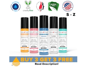 10ml Roll-On Bottles Cologne/Perfume Body Oils Long Lasting & No Dilutions. Buy 3, Get 3 Free.