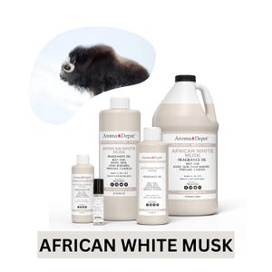 African White Musk Fragrance Oil for Body, Soap, Candle, and Diffuser Bild 1