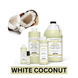 White Coconut Fragrance Oil for Candles, Soap, Body & Diffusers