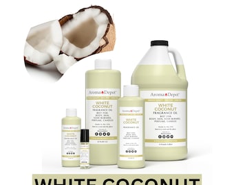 White Coconut Fragrance Oil for Candles, Soap, Body & Diffusers