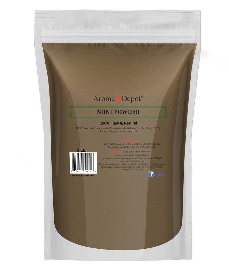 Noni Powder Herb Tea 100 Natural Raw Herbal Remedy Morinda Etsy